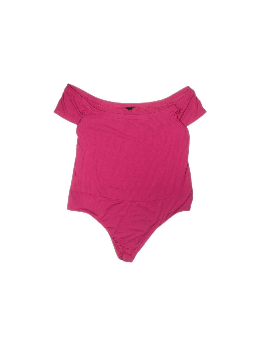 Nwot! TORRID 4 Women's Everyday Rib Off The Shoulder Bodysuit. Color: Peacock